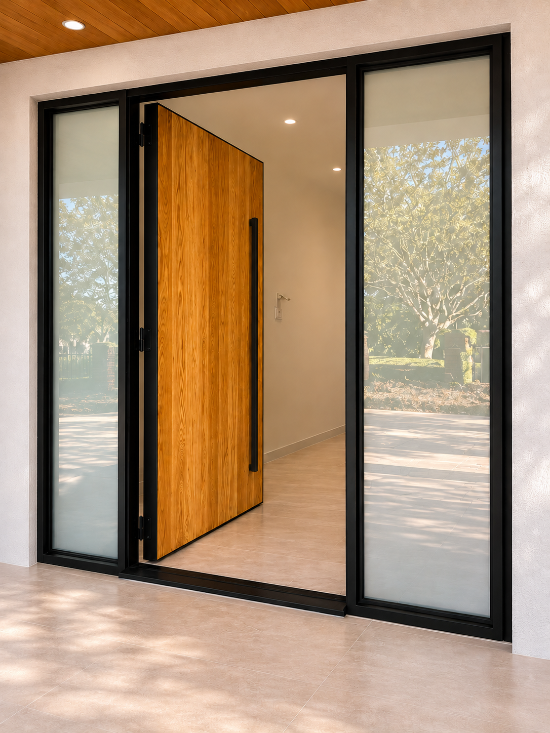 Selby Custom Railing & Pivot Door